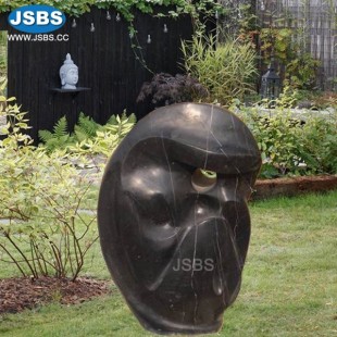 Black Abstract Statue, JS-AS019