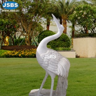 Marble Crane Sculpture, JS-AN067