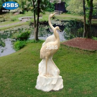 Marble Crane Sculpture, JS-AN113