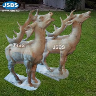 Marble Deer Sculpture, JS-AN080