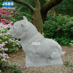 Marble Dog Sculpture, JS-AN083