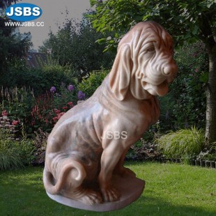 Marble Dog Sculpture, JS-AN085