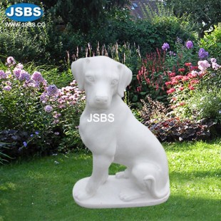 Marble Dog Sculpture, JS-AN095
