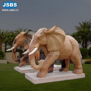 Marble Elephant Sculpture, JS-AN002