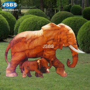 Marble Elephant Sculpture, JS-AN018