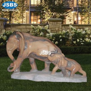 Marble Elephant Sculpture, JS-AN164