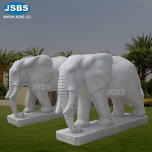 Marble Elephant Sculpture, JS-AN194