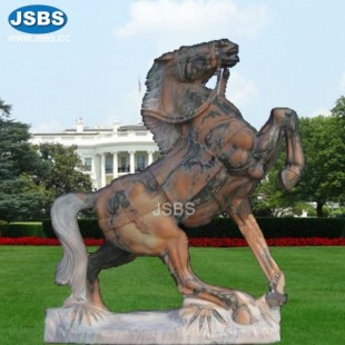 Marble Horse Sculpture, JS-AN065
