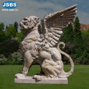 Winged Lion Statue, JS-AN173