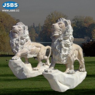 Marble Lion Sculpture, Marble Lion Sculpture