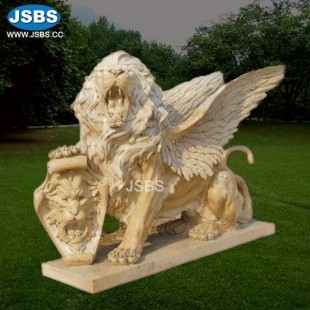 Winged Lion Statue, JS-AN174