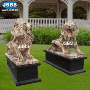 Marble Lion Sculpture, JS-AN131