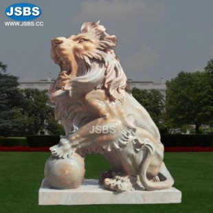 Marble Lion Sculpture, JS-AN135