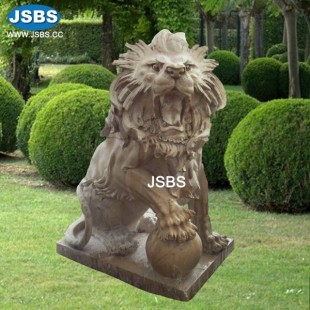Marble Lion Sculpture, JS-AN138