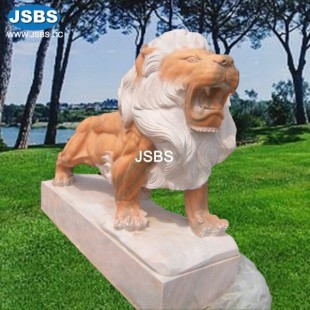 Marble Lion Sculpture, JS-AN145