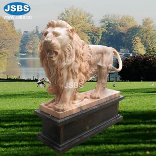 Marble Lion Sculpture, JS-AN040B