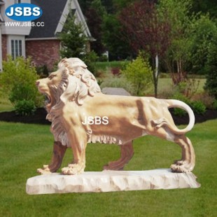 Red Lion Statue, JS-AN136