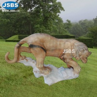 Marble Tiger Sculpture, JS-AN075