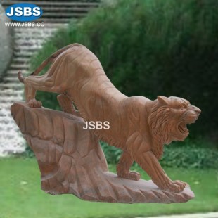 Marble Tiger Sculpture, JS-AN143