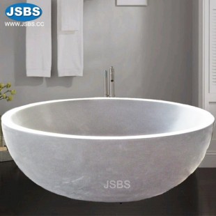 Black Round Marble Tub, JS-BT027