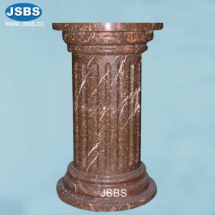 Brown Marble Pedestal, JS-CM066