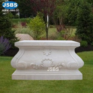 Carved Marble Pedestal, JS-CM118