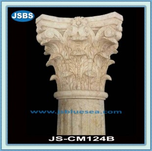Cream Marble Column, JS-CM124B