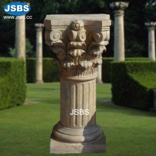 Yellow Marble Pedestal, JS-CM049
