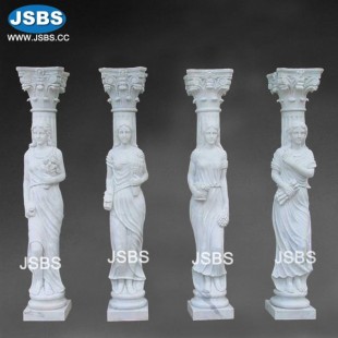 Carved Statue Column, JS-CM086