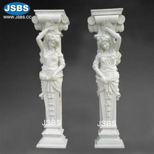 Marble Statue Column, JS-CM029