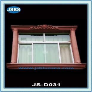 Red Marble Window Surround, JS-D031