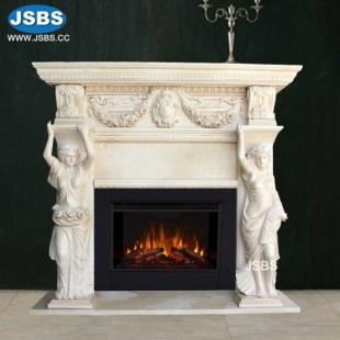 Elegant Lady Fireplace Surround, JS-FP198