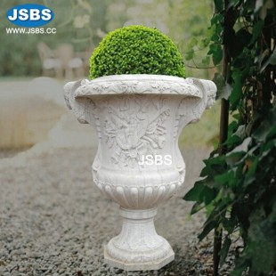 Carved Marble Planter, JS-P199B