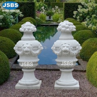 White Marble Vase, JS-P221