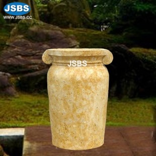 Yellow Marble Pot, JS-P146