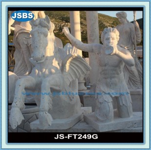 Carved Fountain Statue, JS-FT249G
