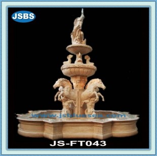 Marble Horse Fountain, JS-FT043