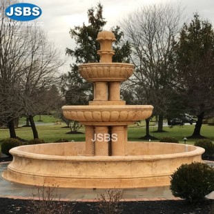 Yellow Marble Water Fountain, JS-FT271