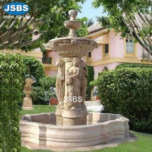Lady Sculpture Fountain, JS-FT258