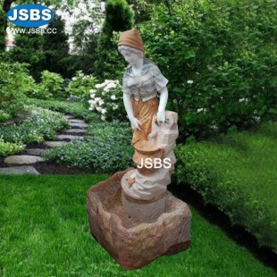 Female Marble Fountain, JS-FT160