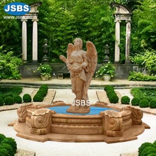 Golden Marble Angel Fountain , Golden Marble Angel Fountain 