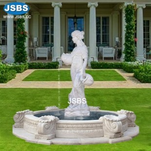Grecian Lady Vases Fountain , JS-FT161
