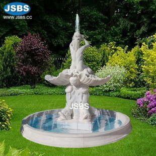 Man Statuary Marble Fountain, JS-FT151