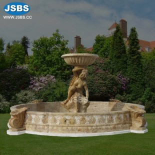 Marble Statue Urn Fountain, JS-FT090