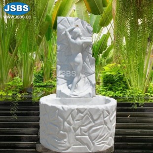 Modern Figures Sculpture Marble Fountain, JS-FT224