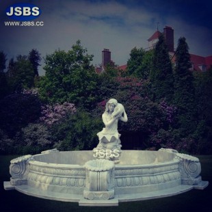Statuary Beauty Marble Fountain , JS-FT181