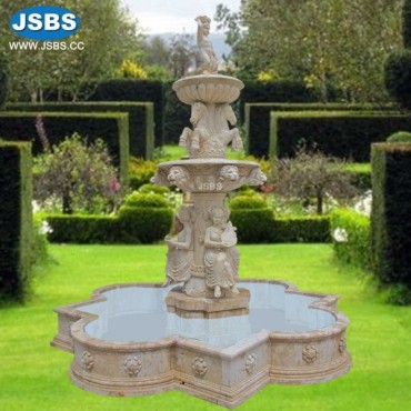 Cream Marble Fountain, JS-FT233