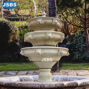 Three Tier Marble Fountain , JS-FT139