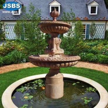 Brown Marble Tier Fountain, JS-FT142
