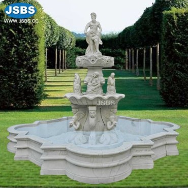 White Marble Tier Fountain, JS-FT191